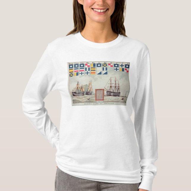 Nelsons Signal bei Trafalgar T-Shirt (Vorderseite)