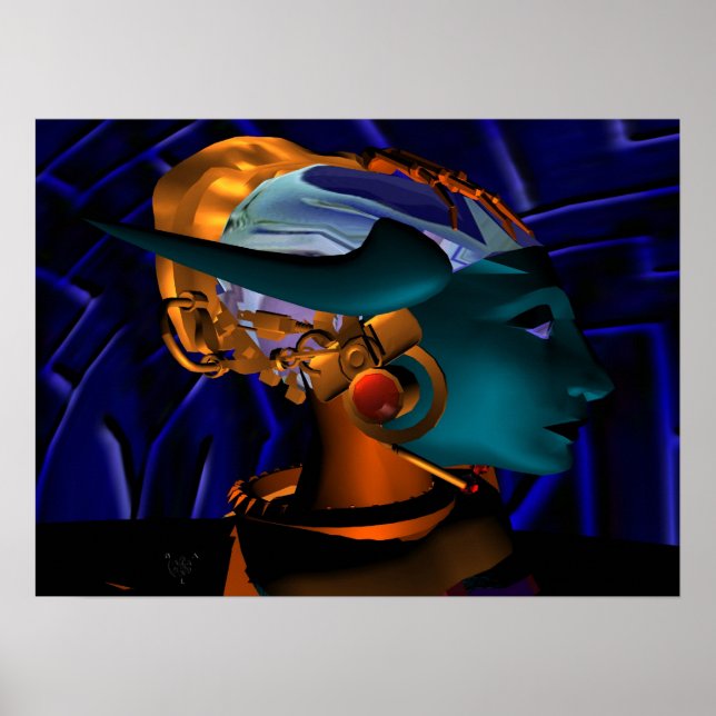 NEMEN / HYPER ANDROID PORTRAIT, Science Fiction Poster (Vorne)