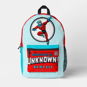 NEMESIS: Der Super-Geister-Comic-Rucksack Bedruckter Rucksack
