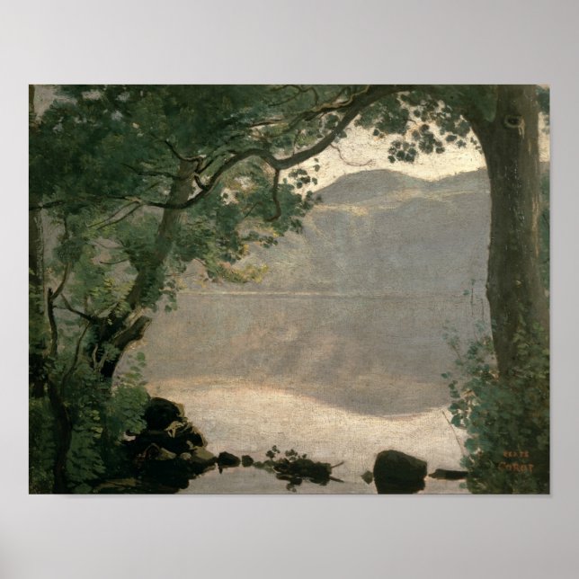 Nemi-See, 1843 Poster (Vorne)