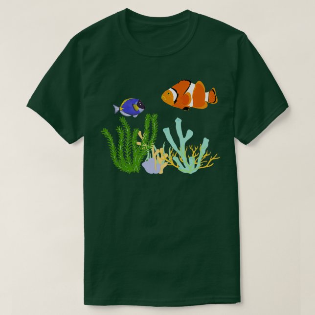Nemo Fish Kingdom Nature Artwork T-Shirt (Design vorne)