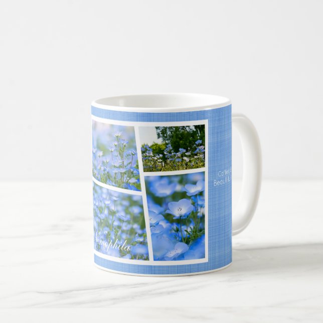 NEMOPHILA（Baby Blue Eyes） Kaffeetasse (VorderseiteRechts)