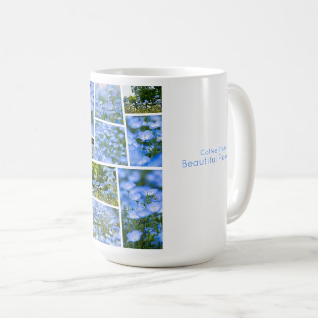 NEMOPHILA（Baby Blue Eyes） Kaffeetasse (VorderseiteRechts)