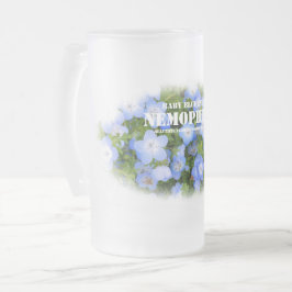 NEMOPHILA(Baby Blue Eyes) Mattglas Bierglas
