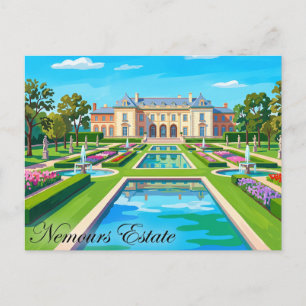 Nemours Estate USA Postkarte