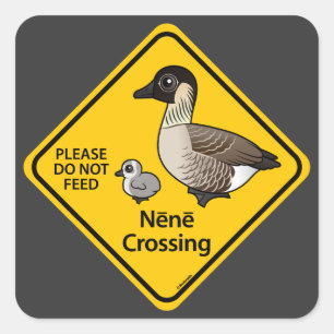 Nene Crossing Quadratischer Aufkleber