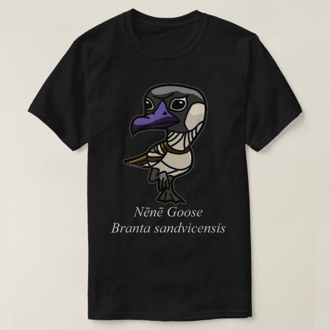 Nene Goose  Branta sandvicensis  T-Shirt (Design vorne)