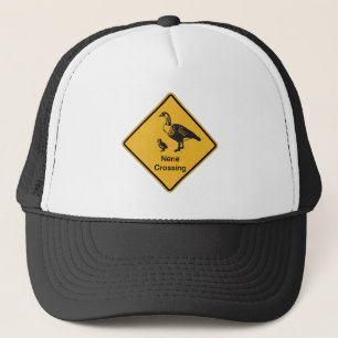 Nene Überfahrt, handeln Warnzeichen, Hawaii, USA Truckerkappe