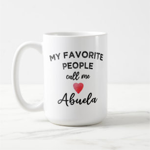 Nenn mich ABUELA spanische Großmutter Familie Oma Kaffeetasse