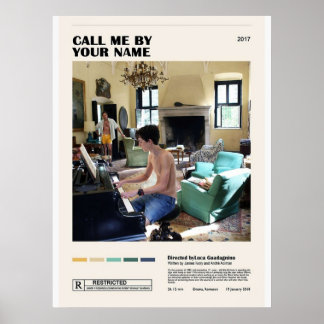 Nenn mich deinen Namen Poster