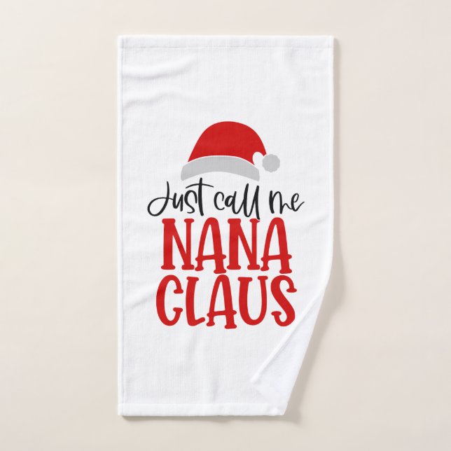 Nenn mich einfach Nana Claus-56768 Handtuch (Handtuch)