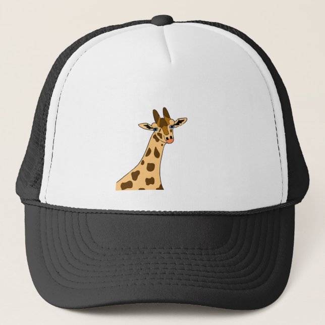 Nenn mich Giraffe - ich bin genug von Gras! Truckerkappe (Vorderseite)