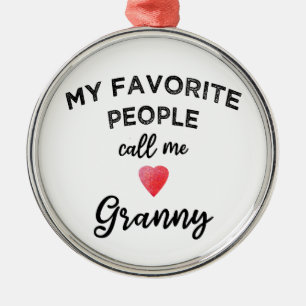 Nenn mich OMA Klassisches Americana Südliche Oma Ornament Aus Metall