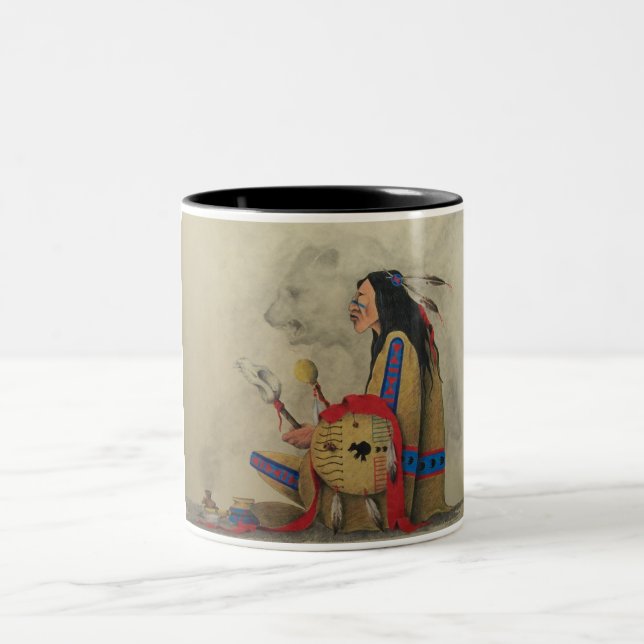 Nennen des Geistes Zweifarbige Tasse (Mittel)