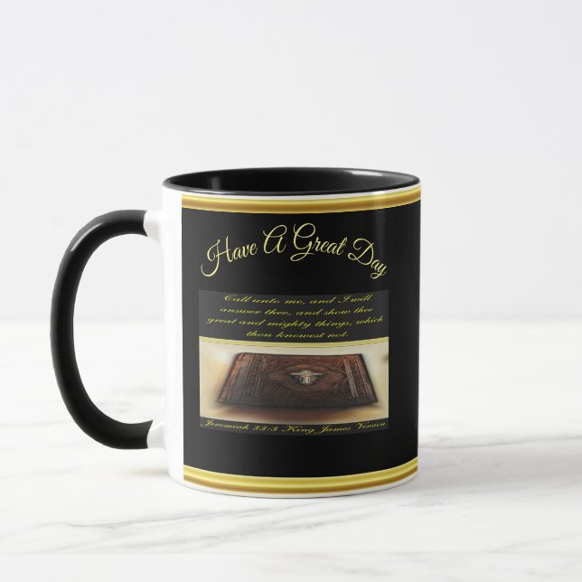 Nennen Sie an mich und ich beantworte thee Tasse (Links)