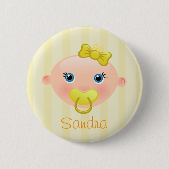 "Nennen Sie das!" Baby Face Yellow - Button (Vorderseite)