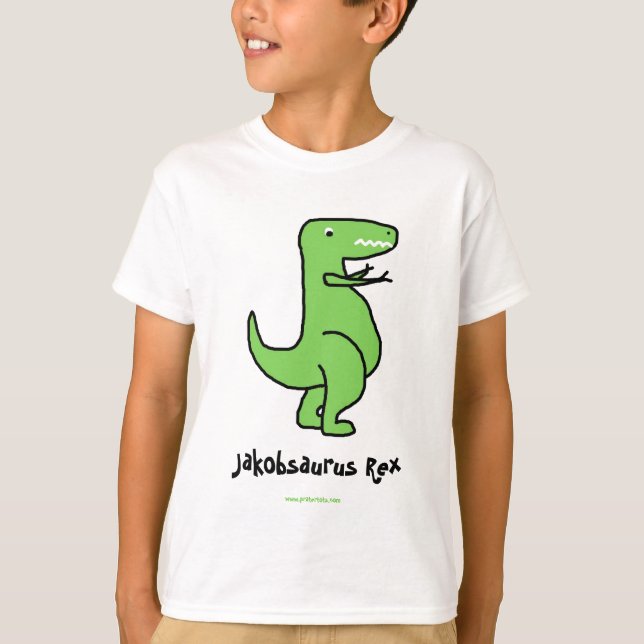 Nennen Sie Ihr eigenes T-Rex T-Shirt (Vorderseite)