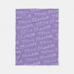 Nennen Sie Ihr Personalisiertes Baby Girl-Geschenk Fleecedecke