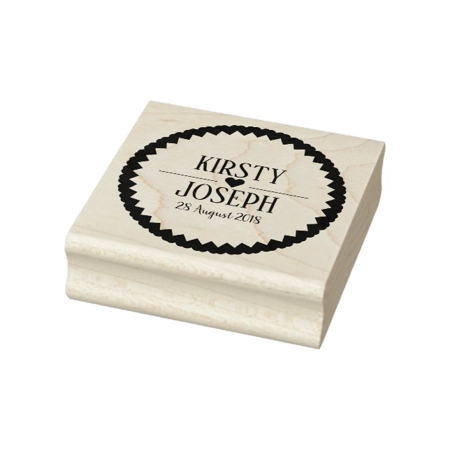 Nennen Sie Ihre Briefmarke für Hochzeitskautschuk Gummistempel (Stempel)