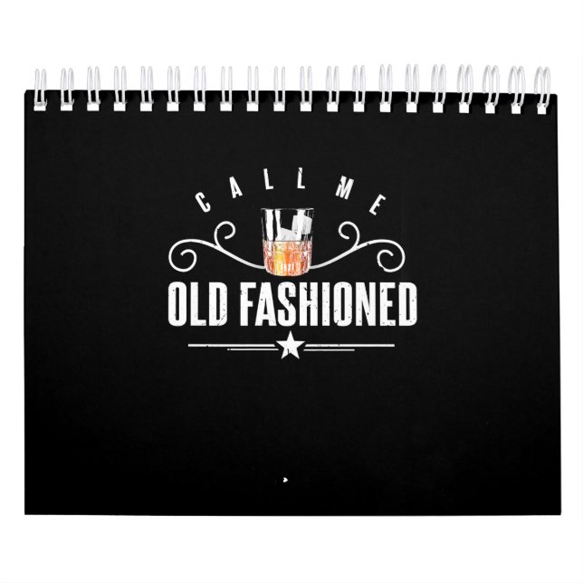 Nennen Sie mich altmodischen Whiskey und Bourbon Kalender (Titelbild)