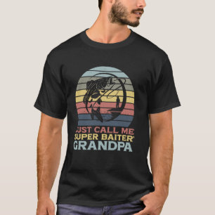 Nennen Sie mich einfach 'Super Köder-Opa' Opa Ange T-Shirt