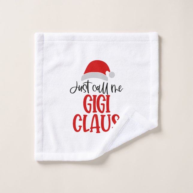 Nennen Sie mich Gigi Claus-56374 Waschlappen (Waschlappen)