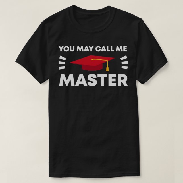 nennen Sie mich Master T-Shirt (Design vorne)