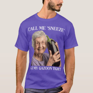 Nennen Sie mich Nieser, weil mein Gazoonight vinta T-Shirt