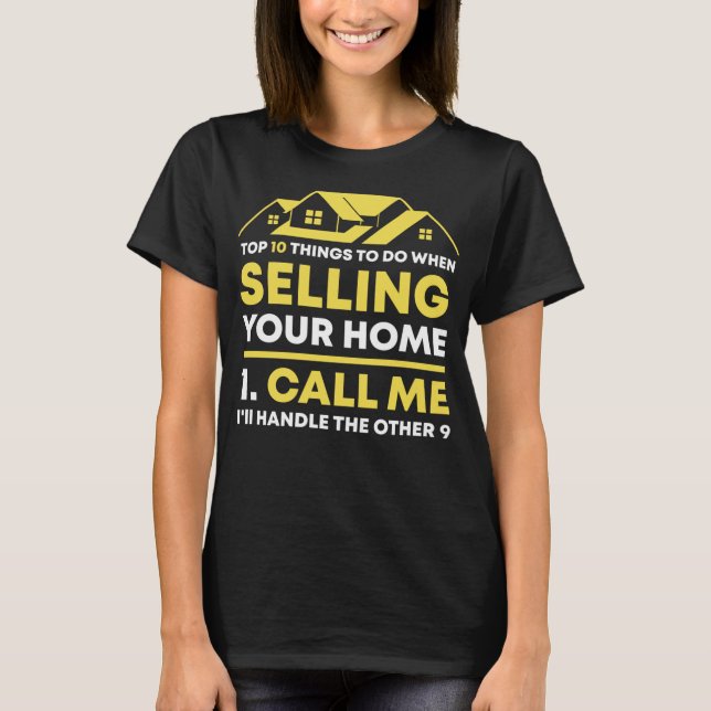 Nennen Sie mich Real Anwesen Agent Geschenk Funny  T-Shirt (Vorderseite)