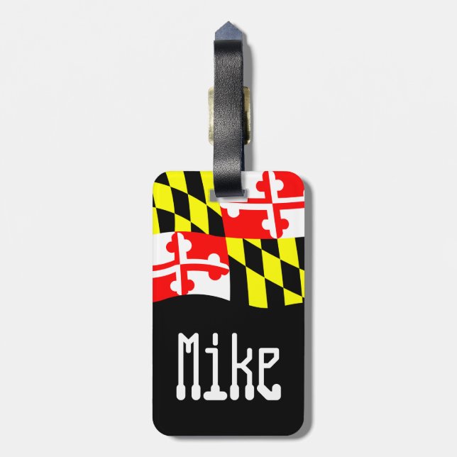 Nennen Sie Umbau-Maryland Gepäckanhänger (Rückseite vertikal)