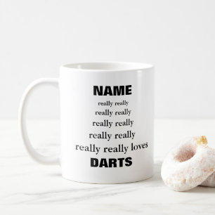 Nennen wirklich wirklich Lieben Betreffende Darts Kaffeetasse