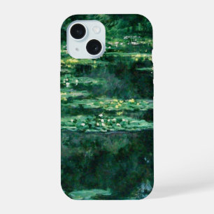 NENUPHARS DANS UN ÉTANG VERT par Claude Monet