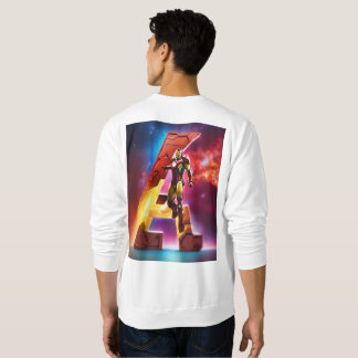 Neo-A, die futuristische Eisen-Vision Sweatshirt