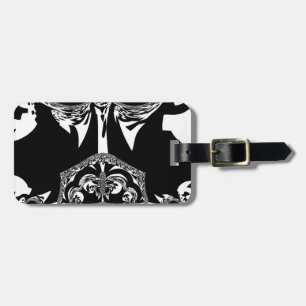 Neo-Barock Noir Abstrakter Minimalist Designer Sch Gepäckanhänger