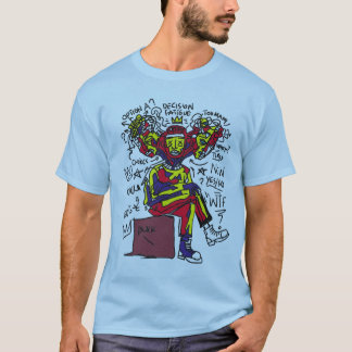 Neo-Expressionistische Depressionskunst Grafikdesi T-Shirt