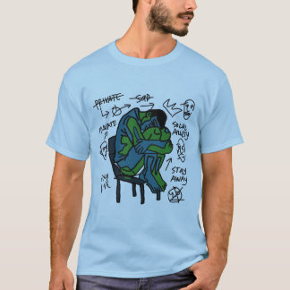 Neo-Expressionistische Grafikdesign für soziale An T-Shirt