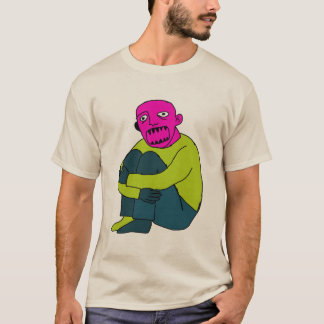 Neo-Expressionistischer trauriger Mann abstrakte K T-Shirt