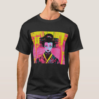 Neo Geisha: Tradition meets electric rebellion T-Shirt
