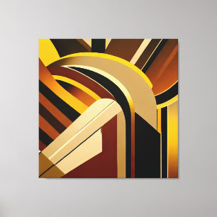 NEO GEO MODERN GEOMETRIC DESIGN LEINWANDDRUCK
