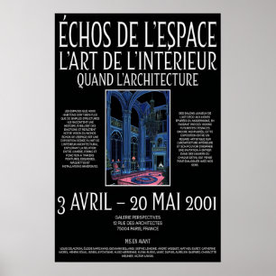 Neo-Gotischer Innendruck 2001 French Gallery Poster