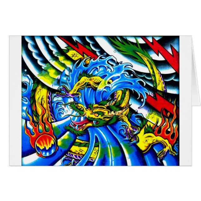 Neo Jap Dragon Tattoo (Vorderseite (Horizontal))