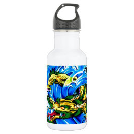 Neo Jap Dragon Tattoo Edelstahlflasche