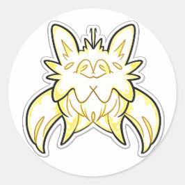 Neo-Kageko Dawn Guardian Fantasy-Kreatur-Aufkleber Runder Aufkleber