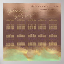 Neo-Minze Zimt Rose Goldfolie Aquarell