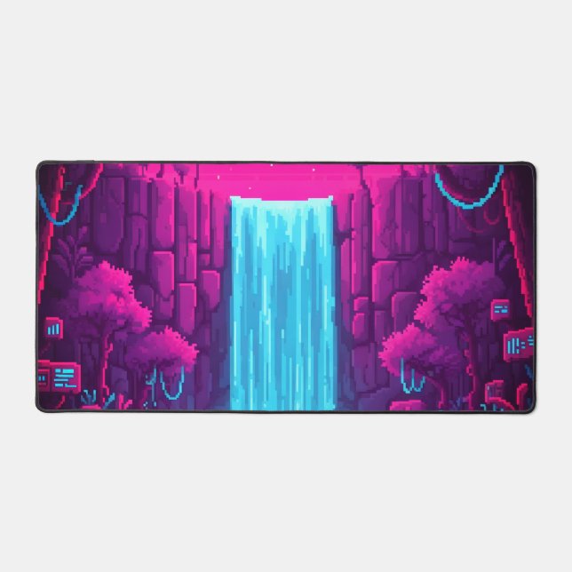  Neo-Nomad Pixel Nature Desk Pad - Cybernetic (Recto)