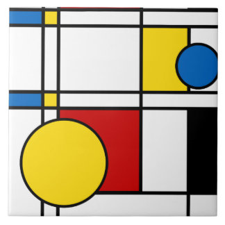 Neo-Plastik Nr. 4 Art Tile Fliese