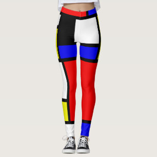 Neo-Plastizismus Pictorial Art Athletic Leggings