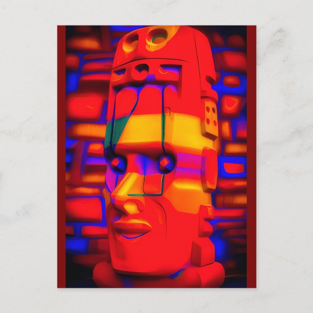 Neo-Polynesian Postkarte (Vorderseite)