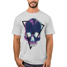 Neo Skull - Vaporwave Cyberpunk Skull