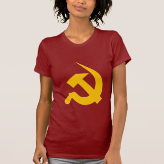 Neo-Starker Chrom-Gelb-Hammer u. Sichel T-Shirt